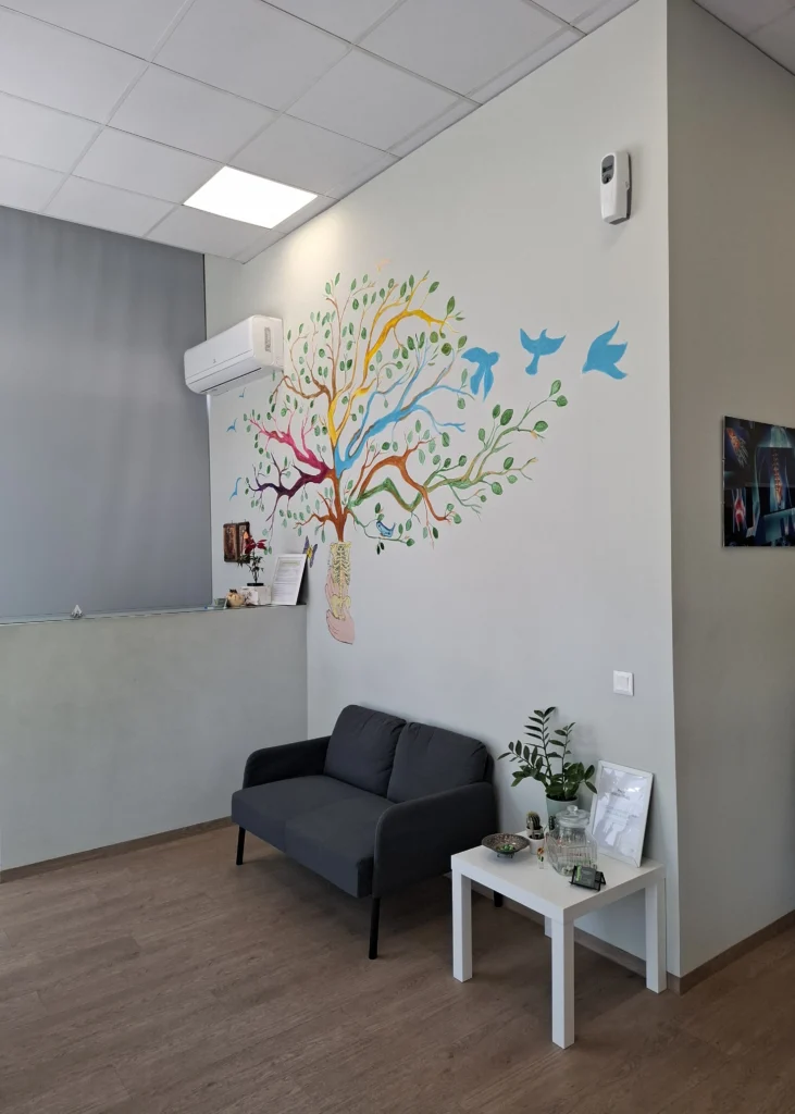 Εσωτερικός χώρος του φυσικοθεραπευτηρίου Physio Ippokratis στη Θεσσαλονίκη